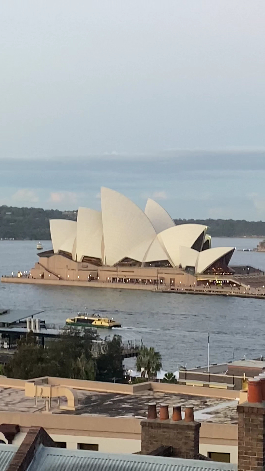 Close view of the Opera House from YHA Sydney Harbour